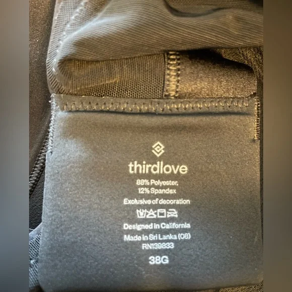 ThirdLove Kinetic High Impact Sports Bra Size 38 G - Picture 7 of 7